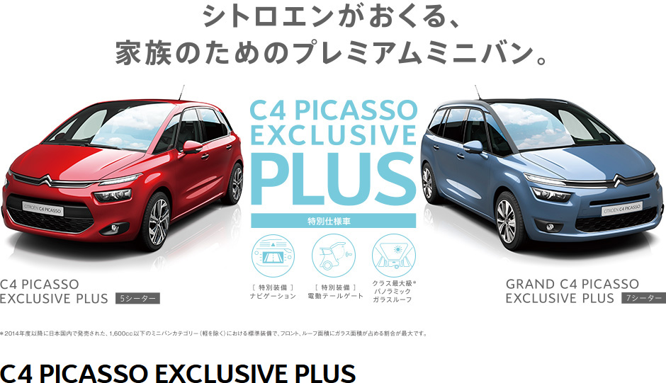 C4PICASSO EXCLUSIVE PLUS　デビュー