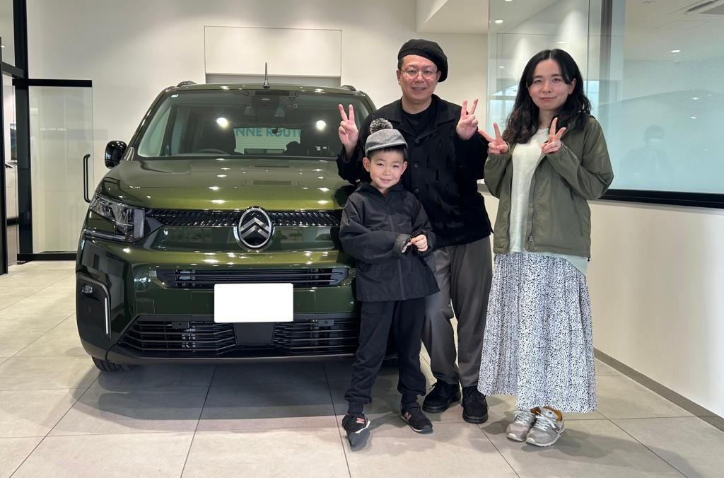 Y様「BERLINGO MAX」ご納車おめでとうございます！！