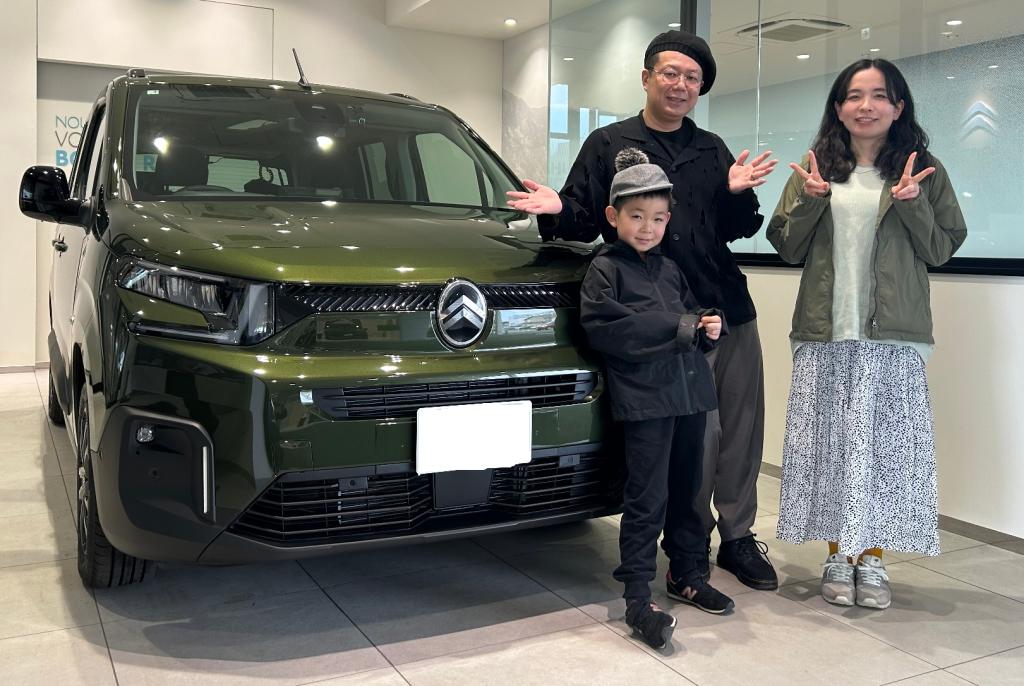 Y様「BERLINGO MAX」ご納車おめでとうございます！！