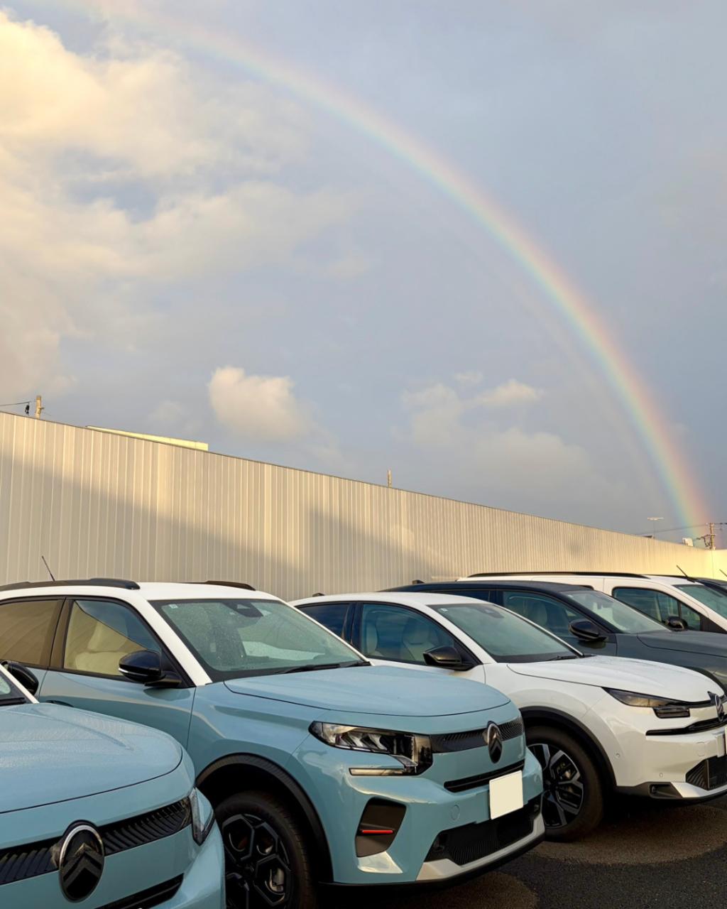 【雨も滴るシトロエン🌈】
