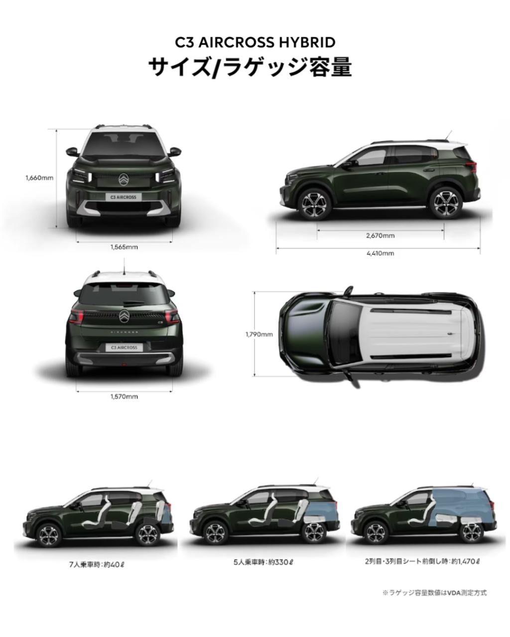 新型【C3 AIRCROSS HYBRID】デビュー！